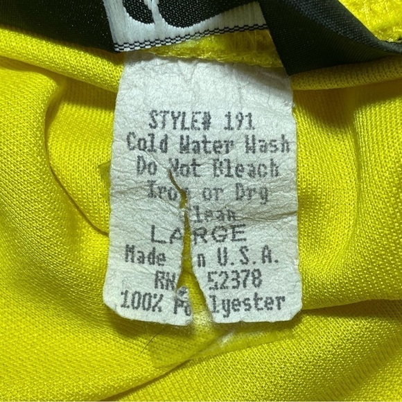 Bellwether Cycling Jersey Mens Large Yellow Short Sleeve Back Pockets 1/4 Zip - Picture 4 of 8